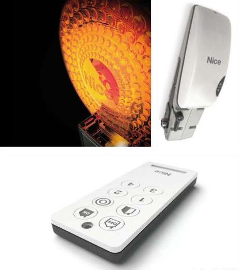 Several home automation products by Nice