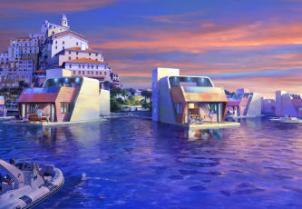 THOE Dubai - floating villas