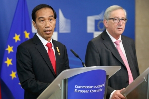 Indonesia President Joko Widodo in Brussels